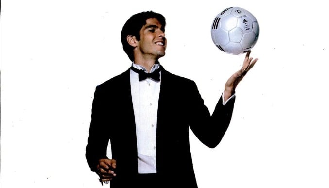 Kaká em reportagem de PLACAR de janeiro de 2008 - Divulgação/Adidas