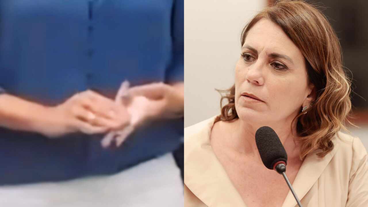 Viraliza vídeo de candidata bolsonarista limpando as mãos após cumprimentar eleitores 2 Viraliza vídeo de candidata bolsonarista limpando as mãos após cumprimentar eleitores