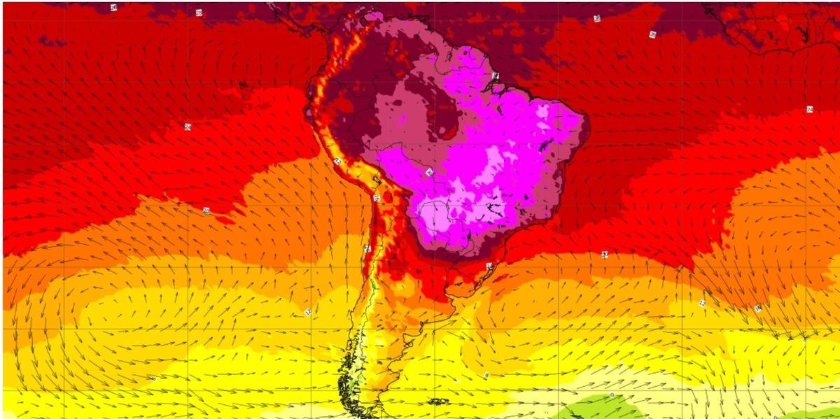 Brasil terá onda de calor excepcional com 40ºC a 45ºC e risco à vida