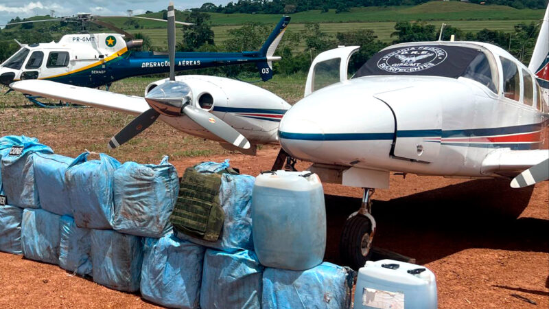 PF faz operação contra quadrilha que usava aviões para tráfico de drogas em Mato Grosso; 1,2 tonelada de cocaína  