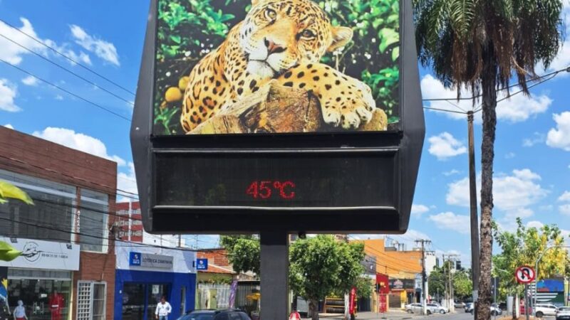 Cuiabá bate recorde de calor e é a cidade mais quente do país