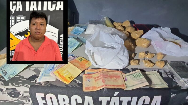 Boliviano que engolia pacotes de drogas para traficar em MT é preso pela Força Tática