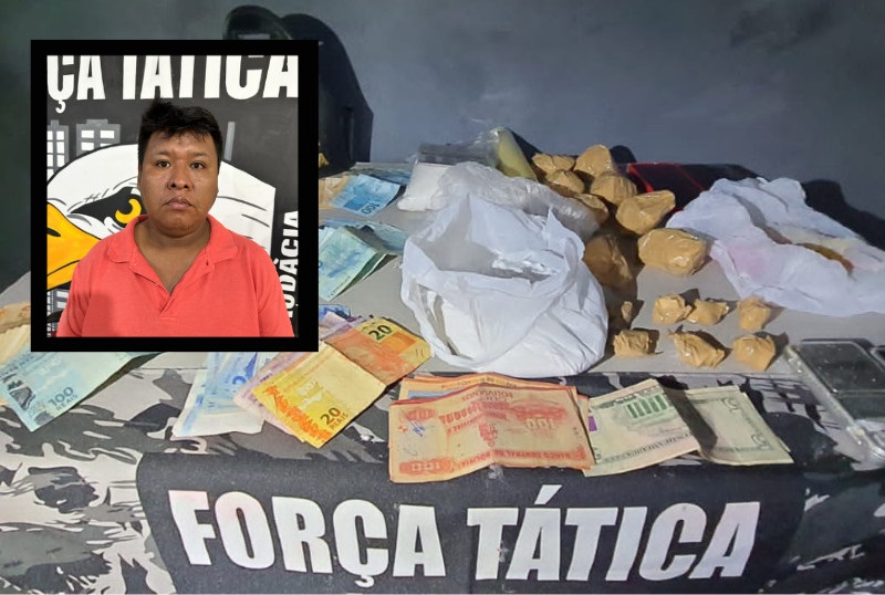 Boliviano que engolia pacotes de drogas para traficar em MT é preso pela Força Tática