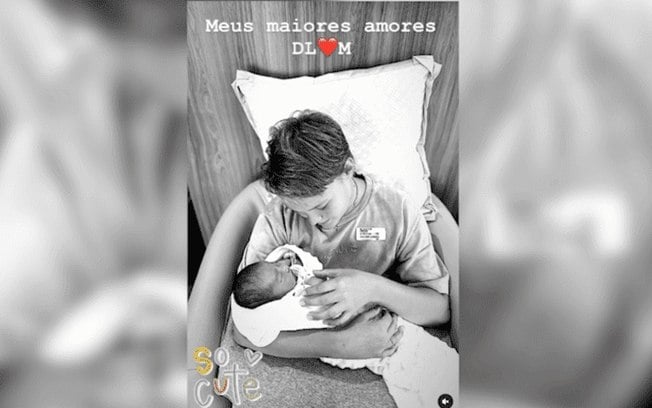 Neymar vibra com primeiro encontro dos dois filhos