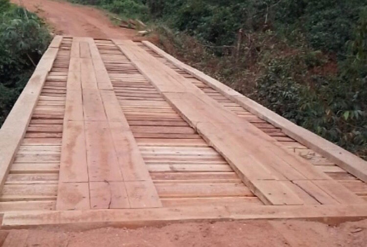 Prefeitura de Sorriso libera tráfego após reparo em ponte de madeira  