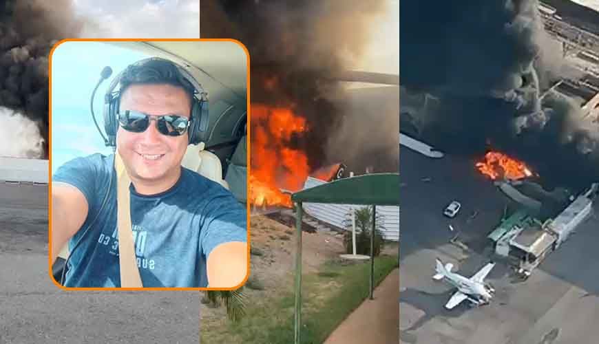 Piloto morto em explosão de avião era experiente e tinha canal sobre aviação no Youtube