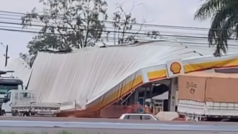 Ventos fortes e chuvas causam danos em Sinop; Lucas do Rio Verde tem temporal