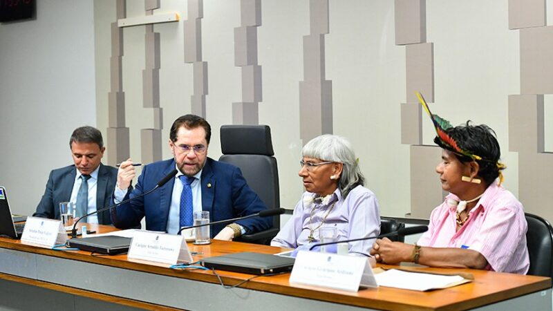 Representantes de etnias de Mato Grosso ouvidos em CPI no Senado defendem “roça mecanizada” em terras indígenas