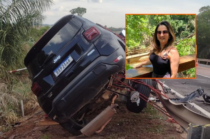 Gerente comercial tenta desviar de pneu, bate carro e morre na BR-163 Gerente comercial tenta desviar de pneu, bate carro e morre na BR-163