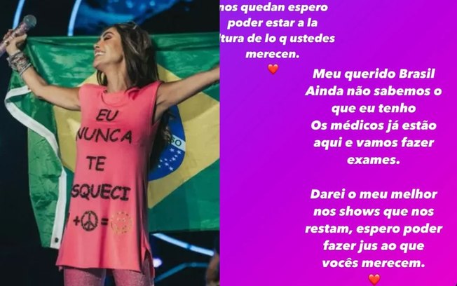 Anahí dá detalhes de estado de saúde após febre: ‘Vamos fazer exames’ Anahí dá detalhes de estado de saúde após febre: ‘Vamos fazer exames’