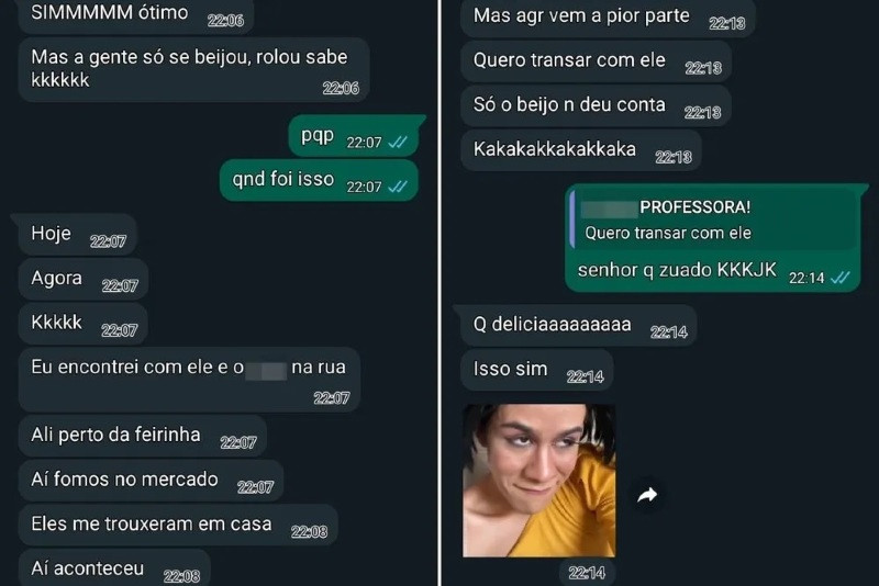 Professora é demitida por beijar aluno de 14 anos: ‘Queria transar com ele’ Professora é demitida por beijar aluno de 14 anos: ‘Queria transar com ele’