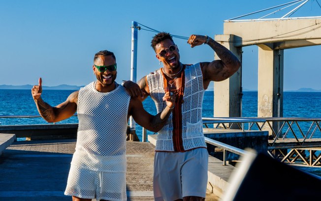 Carnaval 2024: Tony Salles e Léo Santana gravam juntos pela 1ª vez