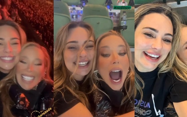 Rachel Sheherazade e Danielle Winits curtem show de
Taylor Swift em SP