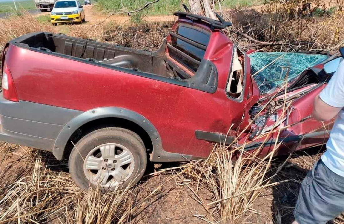 Morador de Nova Mutum morre em violenta colisão de carro em rodovia estadual