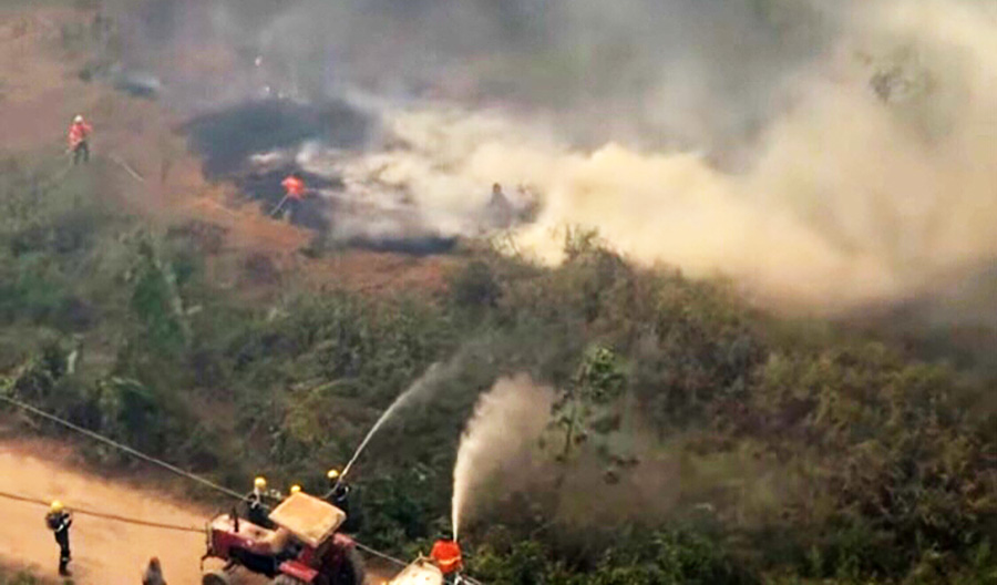 Fogo avança na Transpantaneira e biólogo alerta para mais de 1 milhão de hectares atingidos