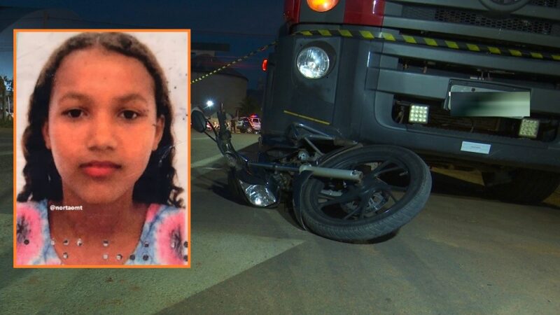 Jovem 19 anos morre em grave acidente entre moto e caminhão em Sorriso