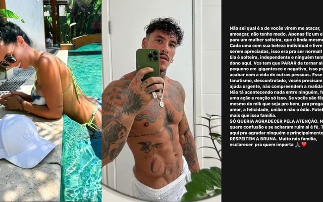 Fãs de Neymar atacam Murilo Dias após cantada em ex; ele reagiu