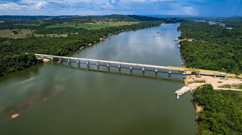 Pontes sobre o Rio Teles Pires vão melhorar logística de toda região Norte de MT