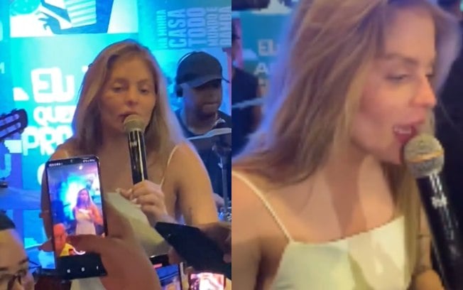 Luisa Sonza surpreende fãs ao cantar em bar em Fortaleza, Ceará