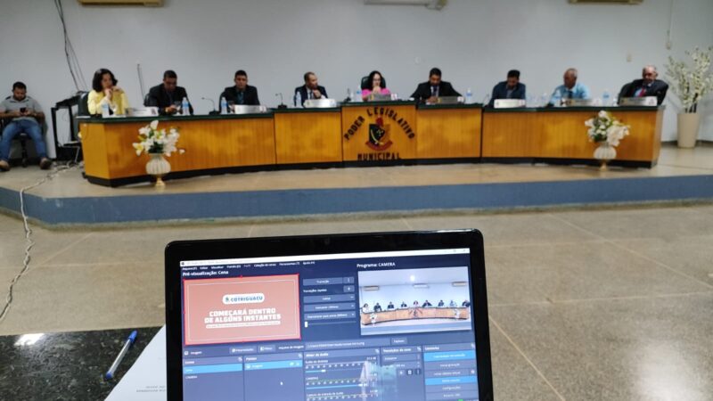 Última sessão ordinária da Câmara Municipal de Cotriguaçu acontece nesta sexta-feira