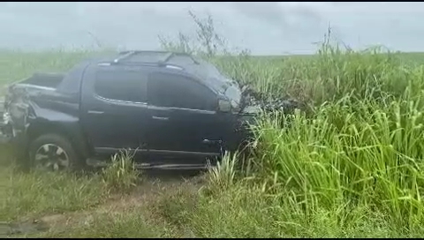 Caminhonete e caminhão se envolvem em acidente na BR-163 entre Sorriso e Sinop