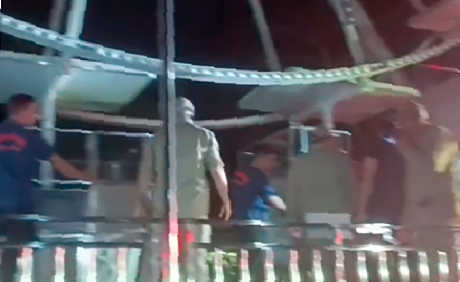 Mais de 20 pessoas ficam presas em roda-gigante após explosão de transformador no Nortão