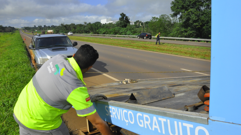 BR-163 teve um veículo em pane a cada 10 minutos durante o Natal, aponta concessionária