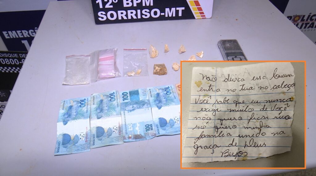 Suspeito de tráfico de drogas é preso e bilhete escrito pela esposa revela o drama de familiares que tem parente envolvidos com drogas Suspeito de tráfico de drogas é preso e bilhete escrito pela esposa revela o drama de familiares que tem parente envolvidos com drogas