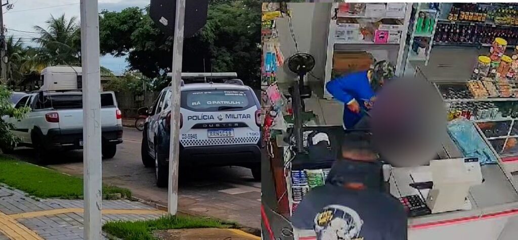 Assaltantes rende funcionário de mercado com facas para roubar bebidas alcoólicas em Sorriso