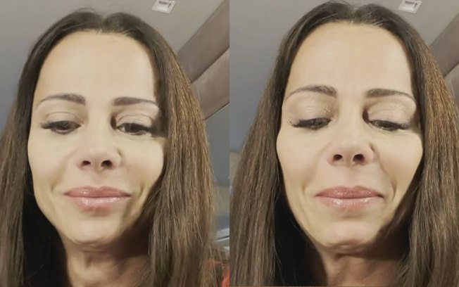 Viviane Araújo chora ao falar da morte de Quinho do Salgueiro Viviane Araújo chora ao falar da morte de Quinho do Salgueiro