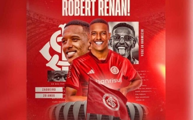 Inter enfim anuncia a contratação do zagueiro Robert Renan Inter enfim anuncia a contratação do zagueiro Robert Renan