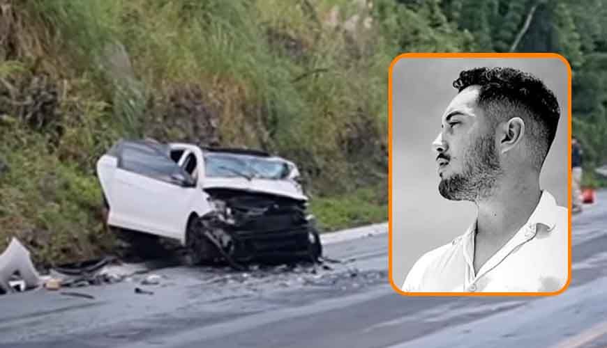 Sobrinho de vice-prefeito morre em grave acidente com veículo com placas de Sorriso