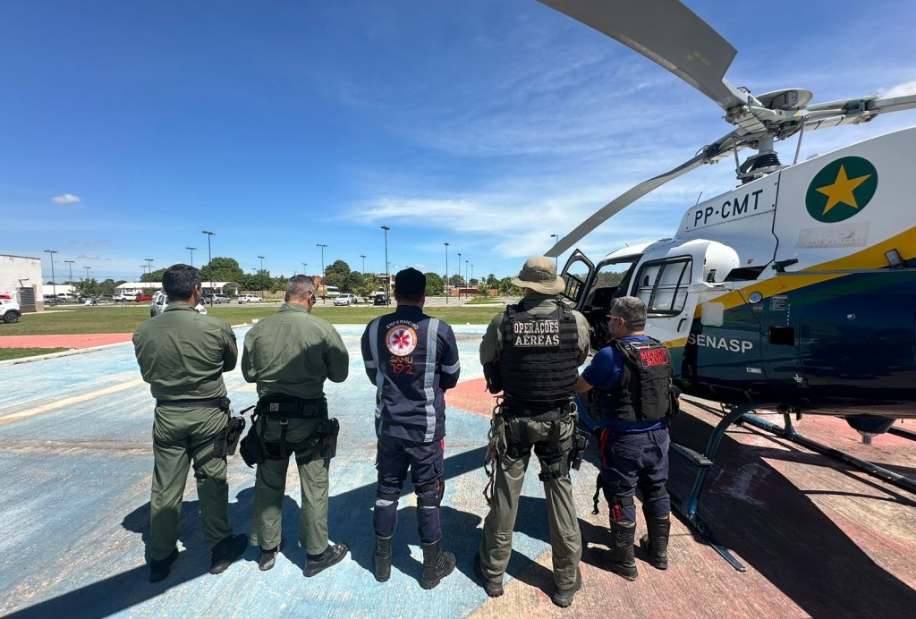 Serviço aeromédico do Ciopaer socorreu três pacientes que precisavam de atendimento de urgência Serviço aeromédico do Ciopaer socorreu três pacientes que precisavam de atendimento de urgência