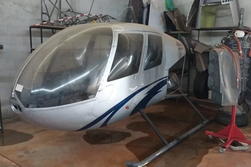 Oficina do pó: bando constrói helicópteros para carregar cocaína em GO Oficina do pó: bando constrói helicópteros para carregar cocaína em GO