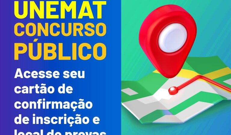 Locais de provas e cartão de confirmação de inscrição do concurso para técnicos da Unemat são divulgados