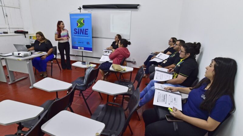 Setasc realiza treinamento para novos agentes do Sine de quatro municípios