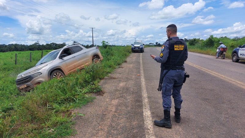 Força Tática do 8°CR e Polícia Militar de Cotriguaçu recupera Fiat Toro roubado em Juruena; criminoso é alvejado e outro fugiu para a mata