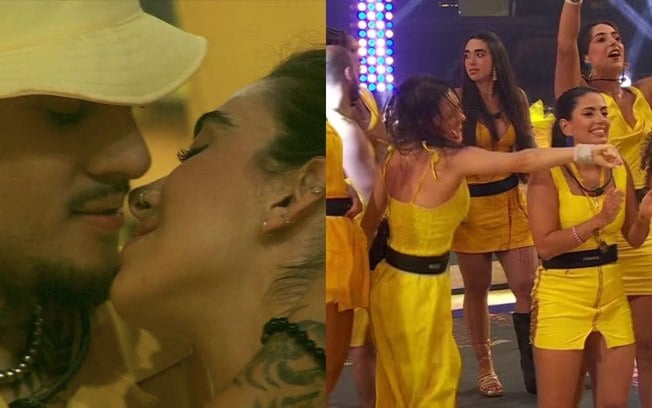BBB 24: festa tem beijo inédito e polêmica entre Beatriz e Fernanda BBB 24: festa tem beijo inédito e polêmica entre Beatriz e Fernanda