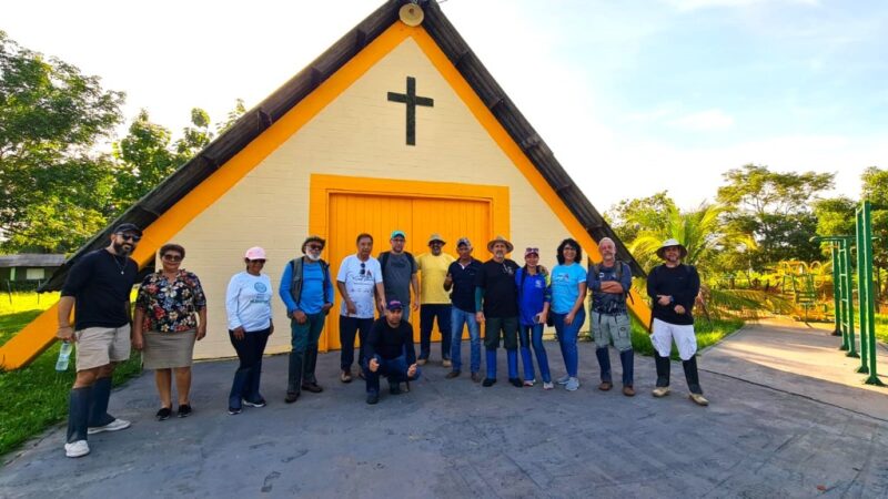 Técnicos da Empaer e Seaf fazem trilha religiosa do século 18 para identificar potencial de turismo rural