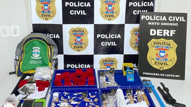 Polícia Civil recupera material furtado de loja de semijoias e apreende adolescente envolvido