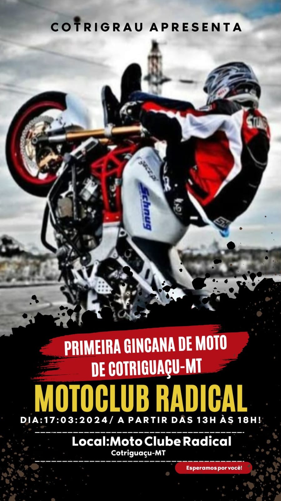 Primeira Gincana de Motos de Cotriguaçu agita o domingo