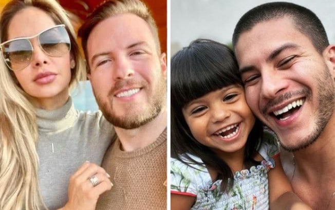 Maíra Cardi filma filha de Arthur Aguiar chamando Nigro de ‘papai’ Maíra Cardi filma filha de Arthur Aguiar chamando Nigro de ‘papai’