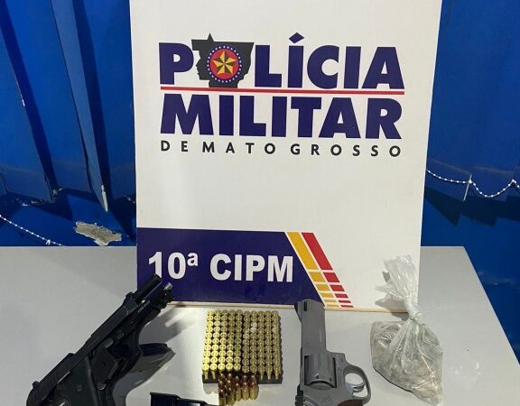 Polícia Militar prende suspeito por ameaça contra ex-namorada e porte ilegal de arma de fogo