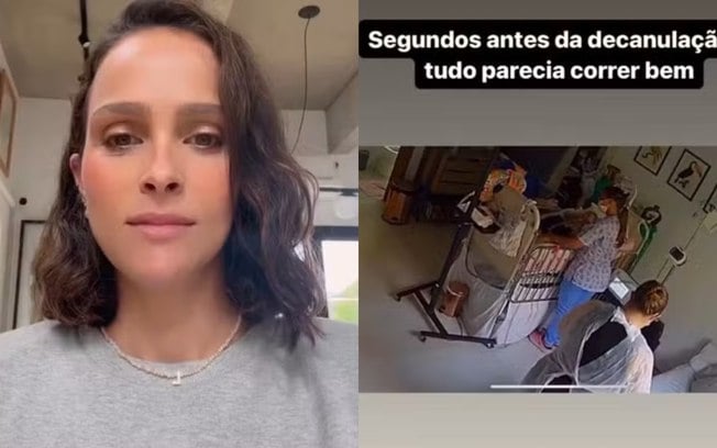 Letica Cazarré relata susto com a filha: ‘Não aguentaria muito tempo’