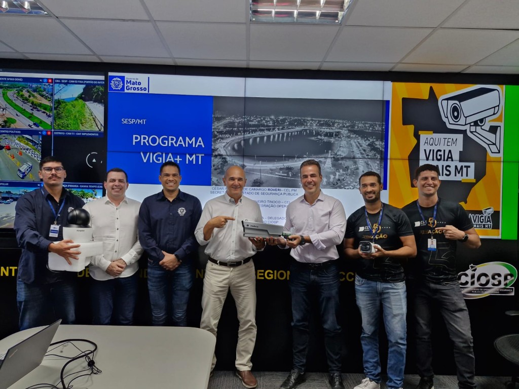 Sesp entrega 448 câmeras para reforçar segurança no Centro Histórico de Cuiabá Sesp entrega 448 câmeras para reforçar segurança no Centro Histórico de Cuiabá
