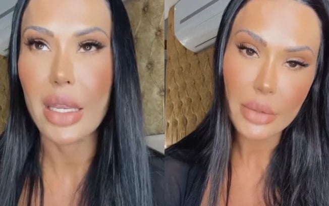 Gracyanne desabafa após separação de Belo: ‘Triste, mas não sofrendo’