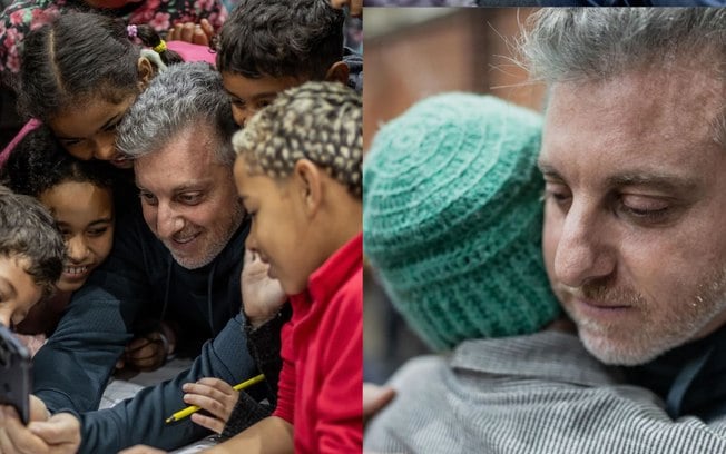 Luciano Huck desembarca no RS para ajudar vítimas das enchentes