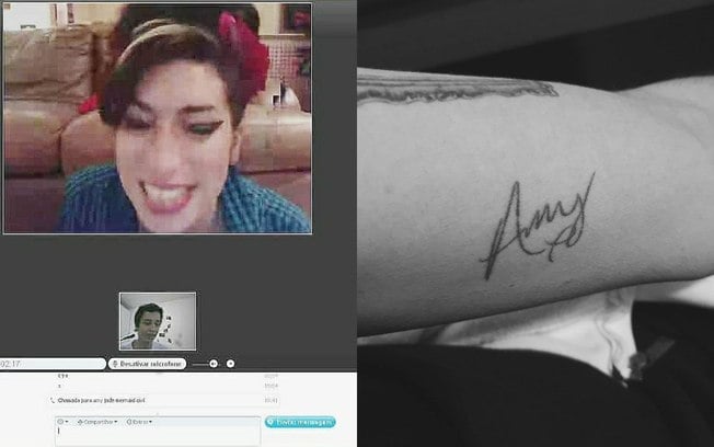 Brasileiro que foi amigo virtual de Amy Winehouse detalha conversas Brasileiro que foi amigo virtual de Amy Winehouse detalha conversas