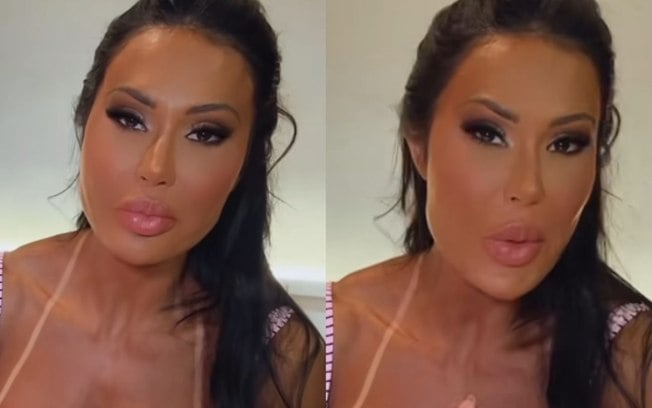 Gracyanne Barbosa pede para fã parar com mimos: ‘Coração fechado’ Gracyanne Barbosa pede para fã parar com mimos: ‘Coração fechado’