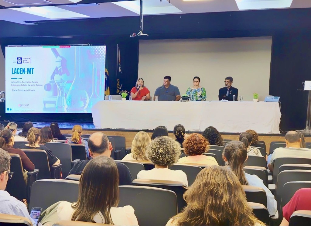 Lacen-MT realiza 1º Simpósio de Vigilância Laboratorial de Patógenos em Mato Grosso Lacen-MT realiza 1º Simpósio de Vigilância Laboratorial de Patógenos em Mato Grosso
